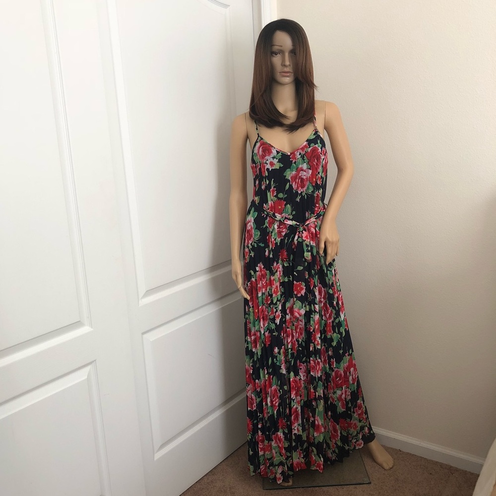 B Darlin pleated maxi dress size 1/2